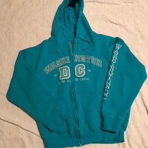 Washington DC full zip hoodie.  Medium